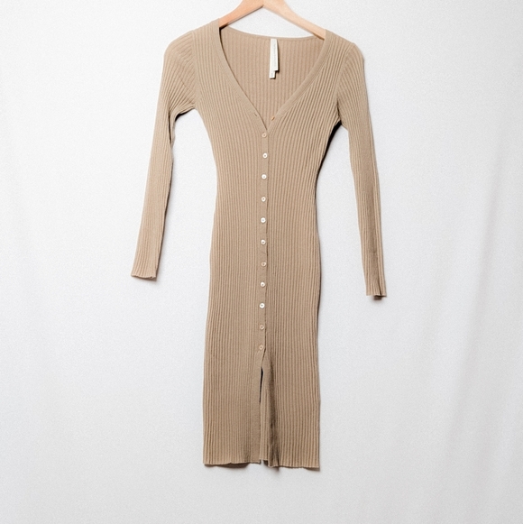 BABATON Avalon Dress Wool Long Sleeve Midi Aritzia XS - Picture 8 of 14